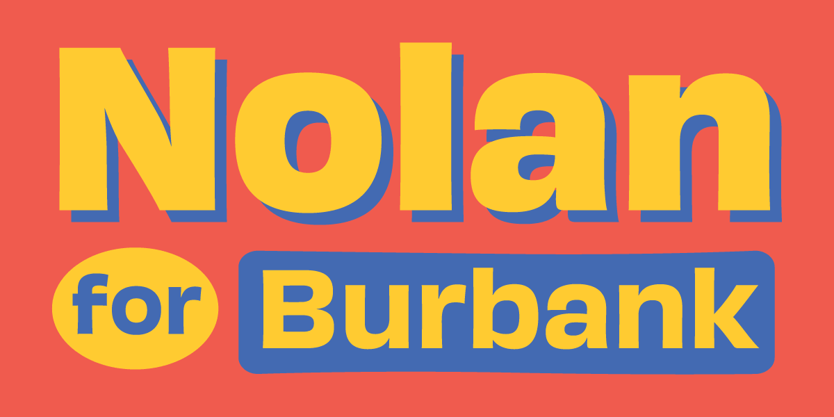 Nolan for Burbank logo